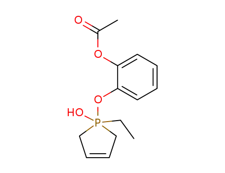 Phenol, 2-[(1-ethyl-1,1,2,5-tetrahydro-1-hydroxy-1H-phosphol-1-yl)oxy]-,
1-acetate