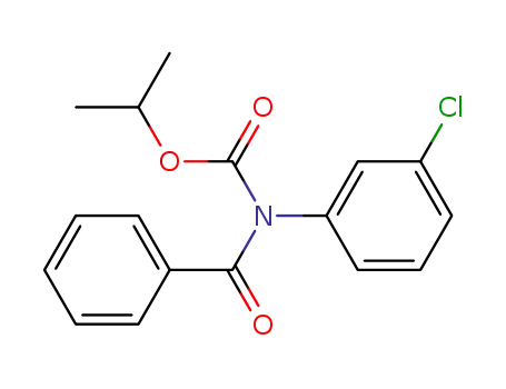 Molecular Structure of 5866-89-7 (Benzoyl-(3-chloro-phenyl)-carbamic acid isopropyl ester)