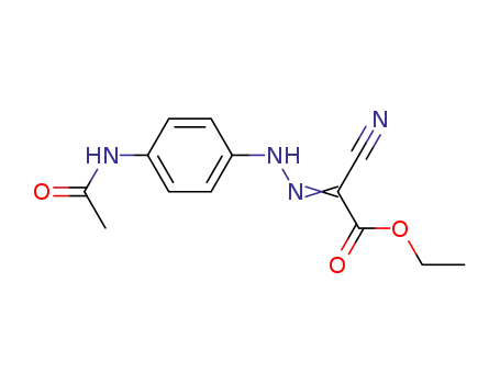 Molecular Structure of 92024-12-9 (Ethylcyanylglyoxylat-4-acetamidophenylhydrazon)
