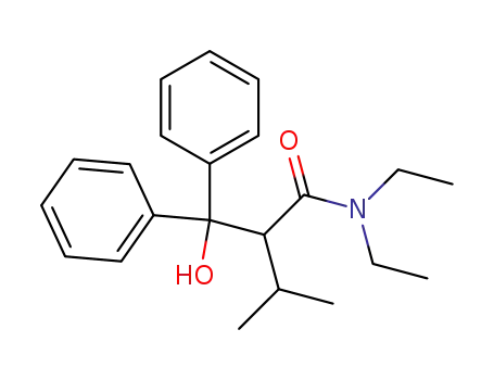 N,N-Diethyl-2-(hydroxy-diphenyl-methyl)-3-methyl-butyramide