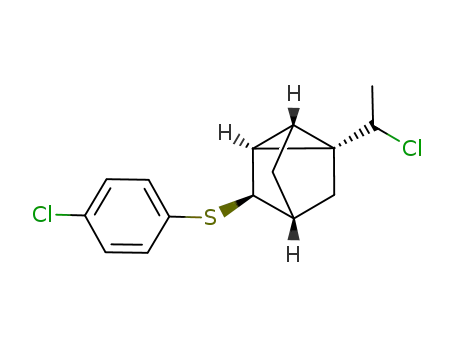 (1S,2S,3R,4R,6R)-1-(1-Chloro-ethyl)-3-(4-chloro-phenylsulfanyl)-tricyclo[2.2.1.0<sup>2,6</sup>]heptane