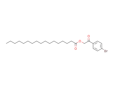 Molecular Structure of 95867-42-8 (1-(4-bromo-phenyl)-2-heptadecanoyloxy-ethanone)
