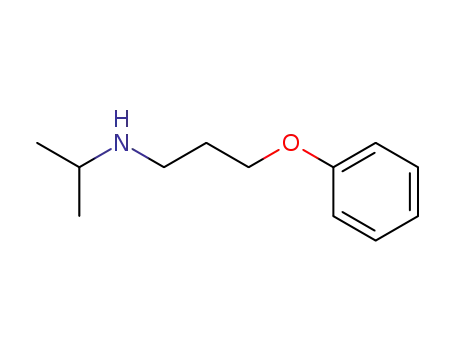 Molecular Structure of 62372-06-9 (1-Propanamine, N-(1-methylethyl)-3-phenoxy-)