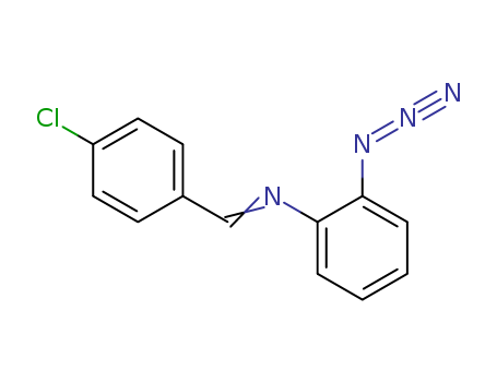 Benzenamine, 2-azido-N-[(4-chlorophenyl)methylene]-