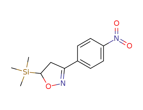 3-(4-nitro-phenyl)-5-trimethylsilanyl-4,5-dihydro-isoxazole