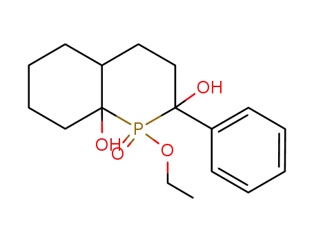 1-ethoxy-1-oxo-2-phenyl-octahydro-1λ<sup>5</sup>-phosphinoline-2,8a-diol