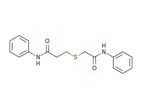 <2-Phenylcarbamoyl-ethylmercapto>-essigsaeure-anilid