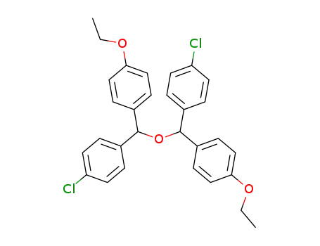 Bis-<(p-ethoxy-phenyl)-(p-chlor-phenyl-methyl>-ether