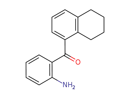 Molecular Structure of 54537-97-2 (5-(2-Aminobenzoyl)-1,2,3,4-tetrahydronaphthalin)