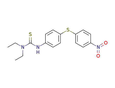 1,1-Diethyl-3-[4-(4-nitro-phenylsulfanyl)-phenyl]-thiourea