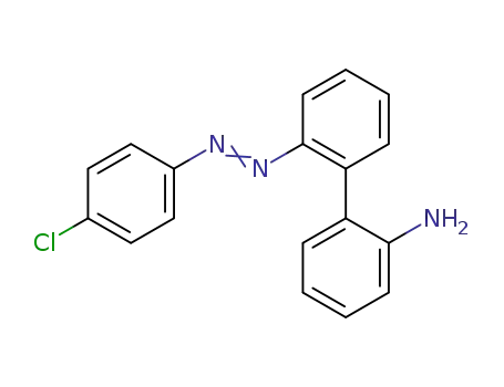 Molecular Structure of 60595-31-5 ([1,1'-Biphenyl]-2-amine, 2'-[(4-chlorophenyl)azo]-)