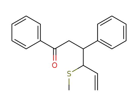 4-Methylthio-1,3-diphenyl-5-hexen-1-on