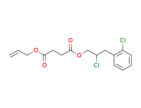2-chloro-3-(2-chlorophenyl)propyl 3-carballyloxypropionate