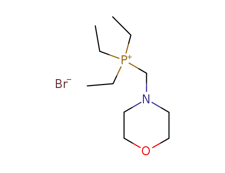 Molecular Structure of 38021-60-2 (Triethyl-morpholin-4-ylmethyl-phosphonium; bromide)