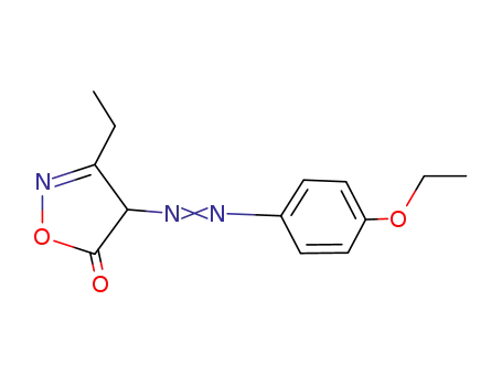 3-ethyl-isoxazole-4,5-dione 4-[(4-ethoxy-phenyl)-hydrazone]