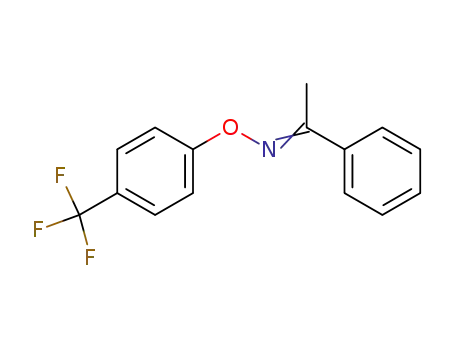 Molecular Structure of 16237-51-7 (1-Phenyl-1-<O-(4-trifluormethyl-phenyl)-oximino>-aethan)