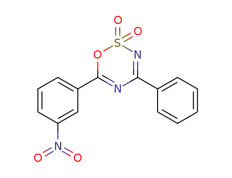 Molecular Structure of 58010-19-8 (6-(3-nitro-phenyl)-4-phenyl-[1,2,3,5]oxathiadiazine 2,2-dioxide)