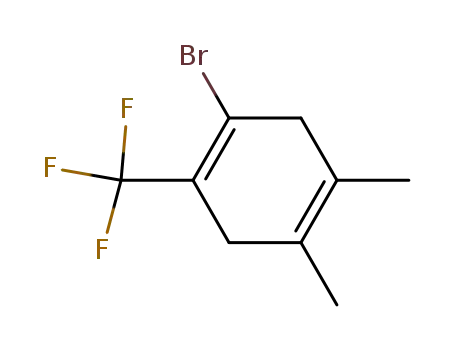 1-Bromo-4,5-dimethyl-2-trifluoromethyl-cyclohexa-1,4-diene
