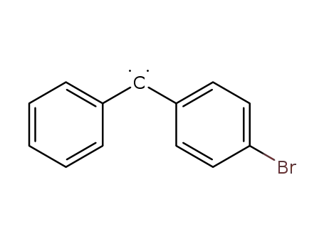 Molecular Structure of 14845-79-5 (Methylene, (4-bromophenyl)phenyl-)