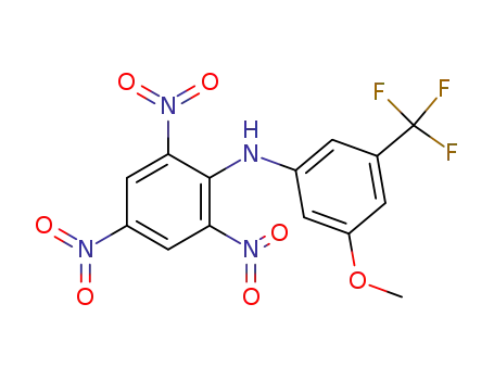 Benzenamine, N-[3-methoxy-5-(trifluoromethyl)phenyl]-2,4,6-trinitro-