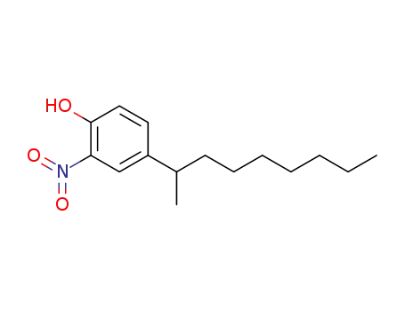 (+/-)-4-<1-Methyl-octyl>-2-nitro-phenol