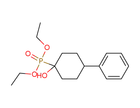 Molecular Structure of 42762-99-2 (1-Diaethoxyphosphinyl-4-phenyl-cyclohexanol)
