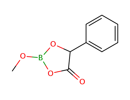 Molecular Structure of 60798-52-9 (2-Methoxy-5-phenyl-[1,3,2]dioxaborolan-4-one)