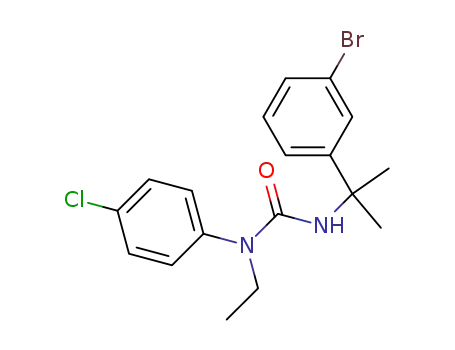 Urea, N'-[1-(3-bromophenyl)-1-methylethyl]-N-(4-chlorophenyl)-N-ethyl-