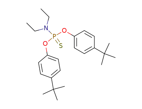 Diethyl-thiophosphoramidic acid O,O'-bis-(4-tert-butyl-phenyl) ester