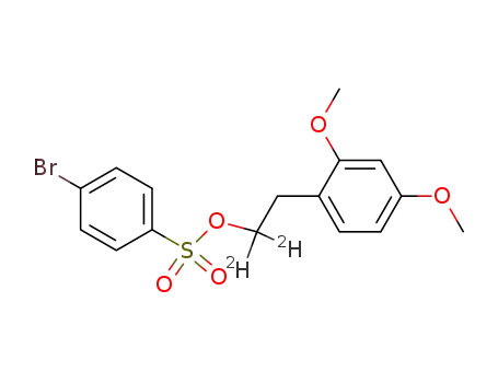 4-Brom-benzolsulfonsaeure-<1,1-dideuterio-2-(2,4-dimethoxy-phenyl)-aethylester>