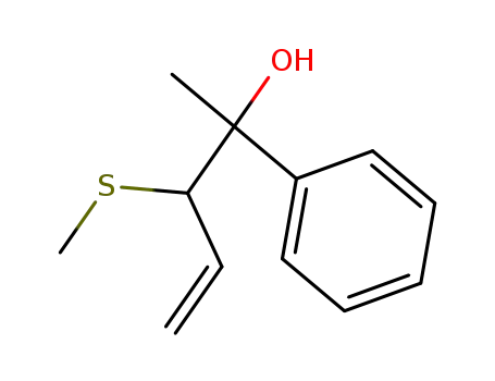 3-(Methylthio)-2-phenyl-4-penten-2-ol