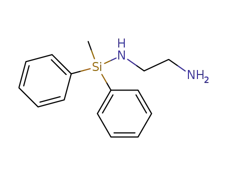 Molecular Structure of 7036-94-4 (N-(Methyl-diphenyl-silyl)-aethylendiamin)