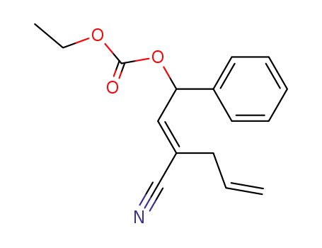 (E)-(3-Cyan-1-phenyl-2,5-hexadienyl)-ethyl-carbonat