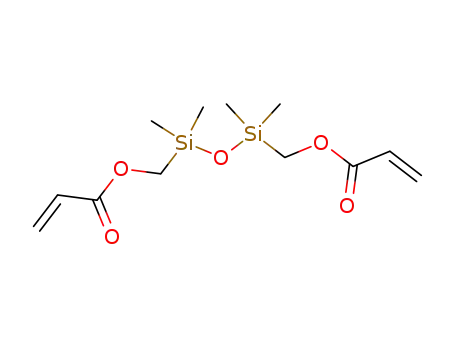 Molecular Structure of 4515-14-4 (1,3-bis-acryloyloxymethyl-1,1,3,3-tetramethyl-disiloxane)