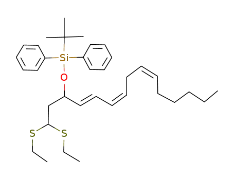 (6Z,9Z,11E)-15,15-bis(ethylthio)-13(S)-<(tert-butyldiphenylsilyl)oxy>pentadecatriene