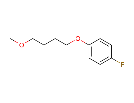 Molecular Structure of 61372-59-6 (Benzene, 1-fluoro-4-(4-methoxybutoxy)-)