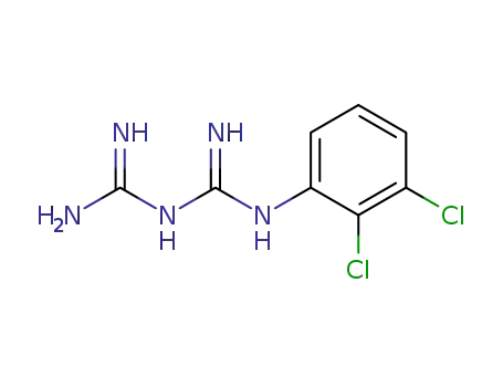 Molecular Structure of 143413-10-9 (Imidodicarbonimidic diamide, N-(2,3-dichlorophenyl)-)