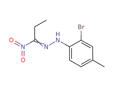 N-(2-Bromo-4-methyl-phenyl)-N'-[1-nitro-prop-(Z)-ylidene]-hydrazine