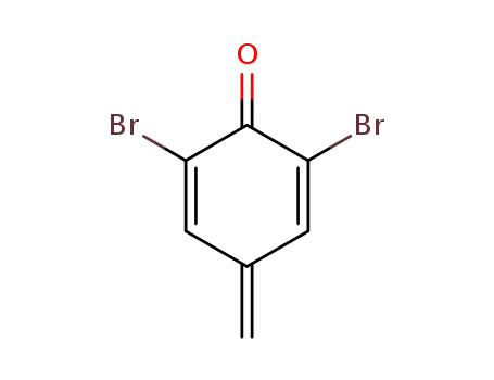 Molecular Structure of 55519-32-9 (2,5-Cyclohexadien-1-one, 2,6-dibromo-4-methylene-)