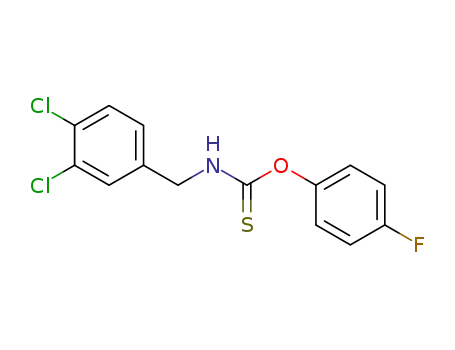 3,4-Dichlor-benzyl-thiocarbamidsaeure-<4-fluor-phenyl-ester>