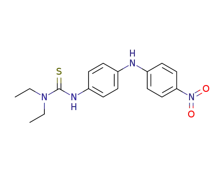 Molecular Structure of 36587-02-7 (1,1-Diethyl-3-[4-(4-nitro-phenylamino)-phenyl]-thiourea)