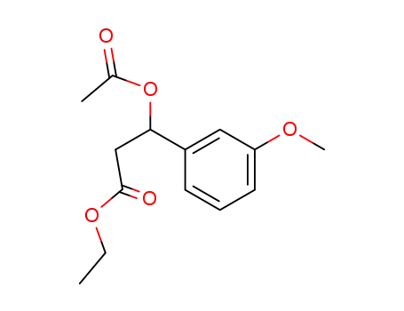 3-Acetoxy-3-(3-methoxy-phenyl)-propionic acid ethyl ester