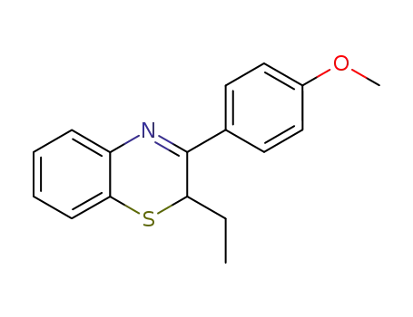 2-ethyl-3-(4-methoxy-phenyl)-2<i>H</i>-benzo[1,4]thiazine