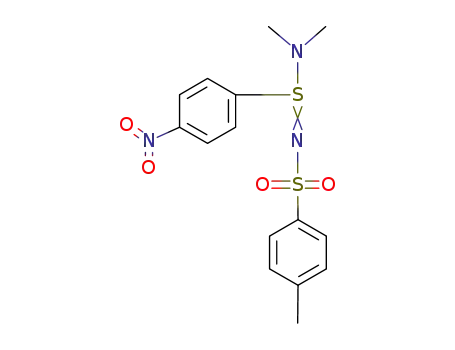 N<sup>2</sup>-(p-Toluolsulfonyl)-N<sup>1</sup>,N<sup>1</sup>-dimethyl-p-nitrobenzol-sulfinsaeureamidin