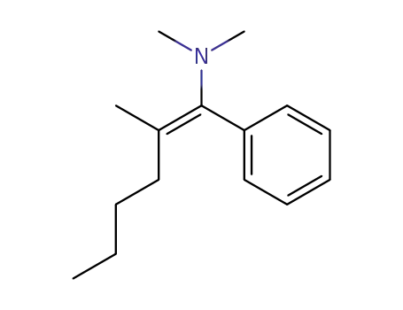 Dimethyl-((E)-2-methyl-1-phenyl-hex-1-enyl)-amine