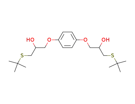 p-Bis(3-tert-butylthio-2-hydroxypropoxy)benzol