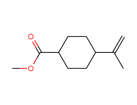 Cyclohexanecarboxylic acid, 4-(1-methylethenyl)-, methyl ester