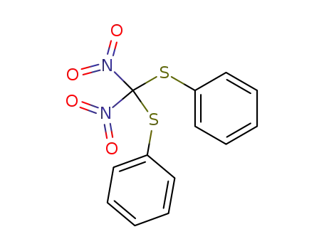 Molecular Structure of 58174-58-6 (Benzene, 1,1'-[(dinitromethylene)bis(thio)]bis-)