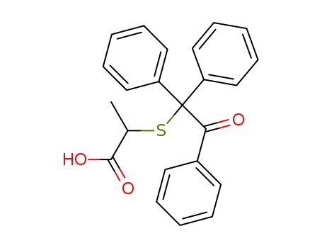 (2-oxo-1,1,2-triphenyl-ethylsulfanyl)-propionic acid
