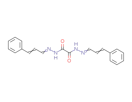 Molecular Structure of 6622-98-6 (Ethanedioic acid,1,2-bis[2-(3-phenyl-2-propen-1-ylidene)hydrazide])